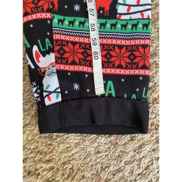 Dec 25th Christmas Light-Up Llama Holiday Onesie Pajamas XXL Festive Polyester - Picture 8 of 9